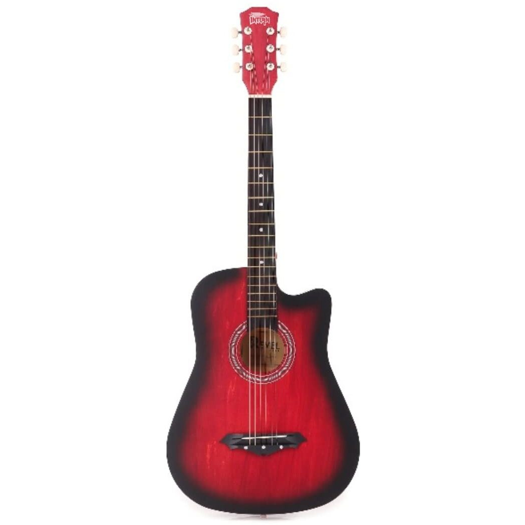 Intern INT-38C Acoustic Guitar Kit (Red)