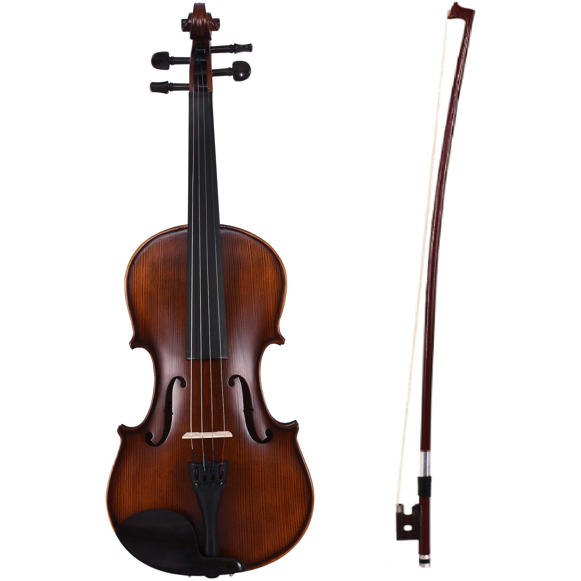 Arctic Apex Violin Kit -Solid wood Violin 4/4 with case, bow & Rosin