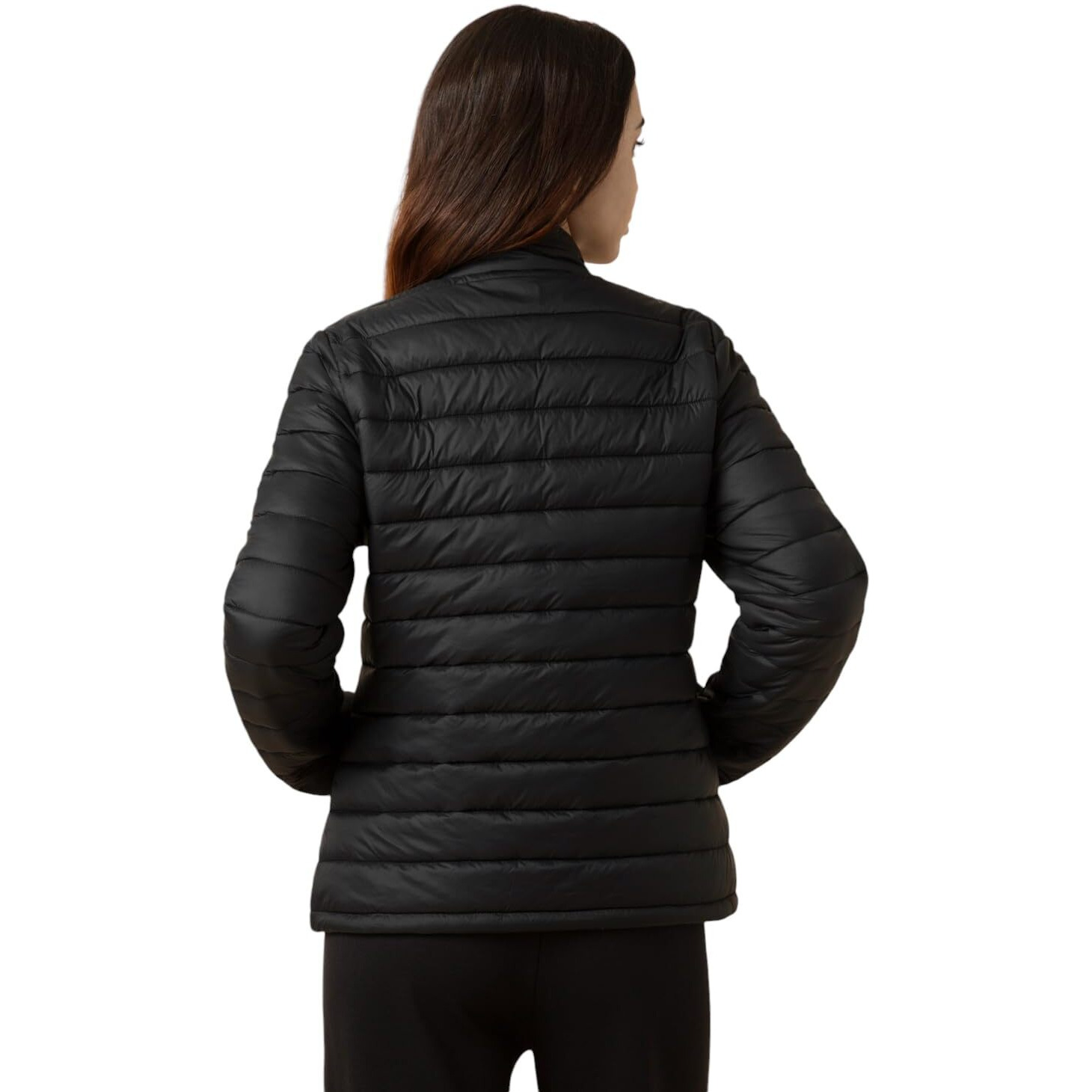 Van Heusen Women's Polyester Standard Length A-Line Coat (66409_Black Large)