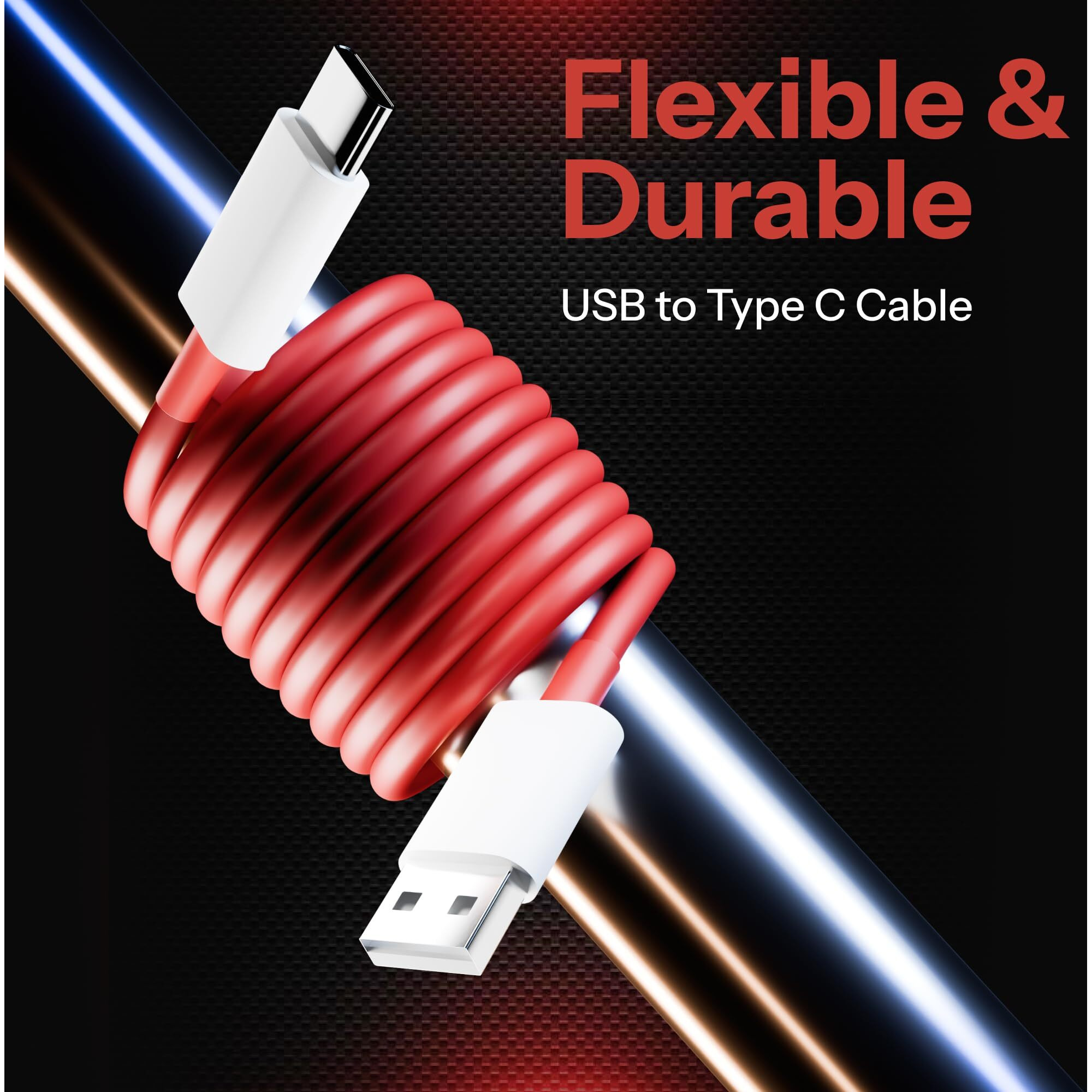 OnepIus Original Fast 80W USB Type C Data Sync Fast Charging Charger Cable [2 YEAR WARRANTY*] Compatible for One Plus 12/r,11/r,10r,10t,10,10 pro,9 Pro,8,8T,7t,7t Pro,6,Nord,4,3,2,2t,Ce2 Lite,Ce3 lite