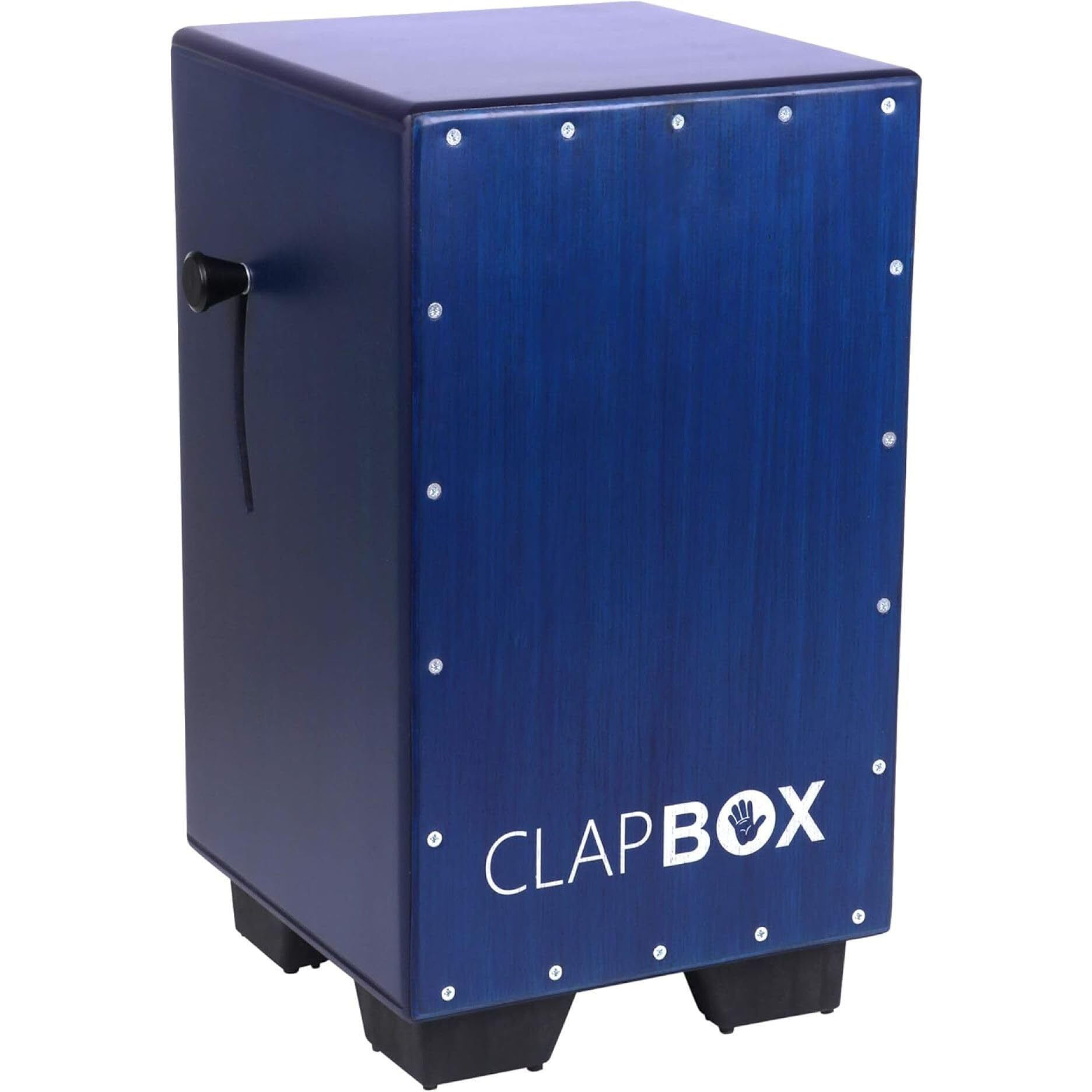 Clapbox Adjustable Snare Cajon CB40- Blue, Birch Wood (H50 W30 L30) - 3 Internal Snares