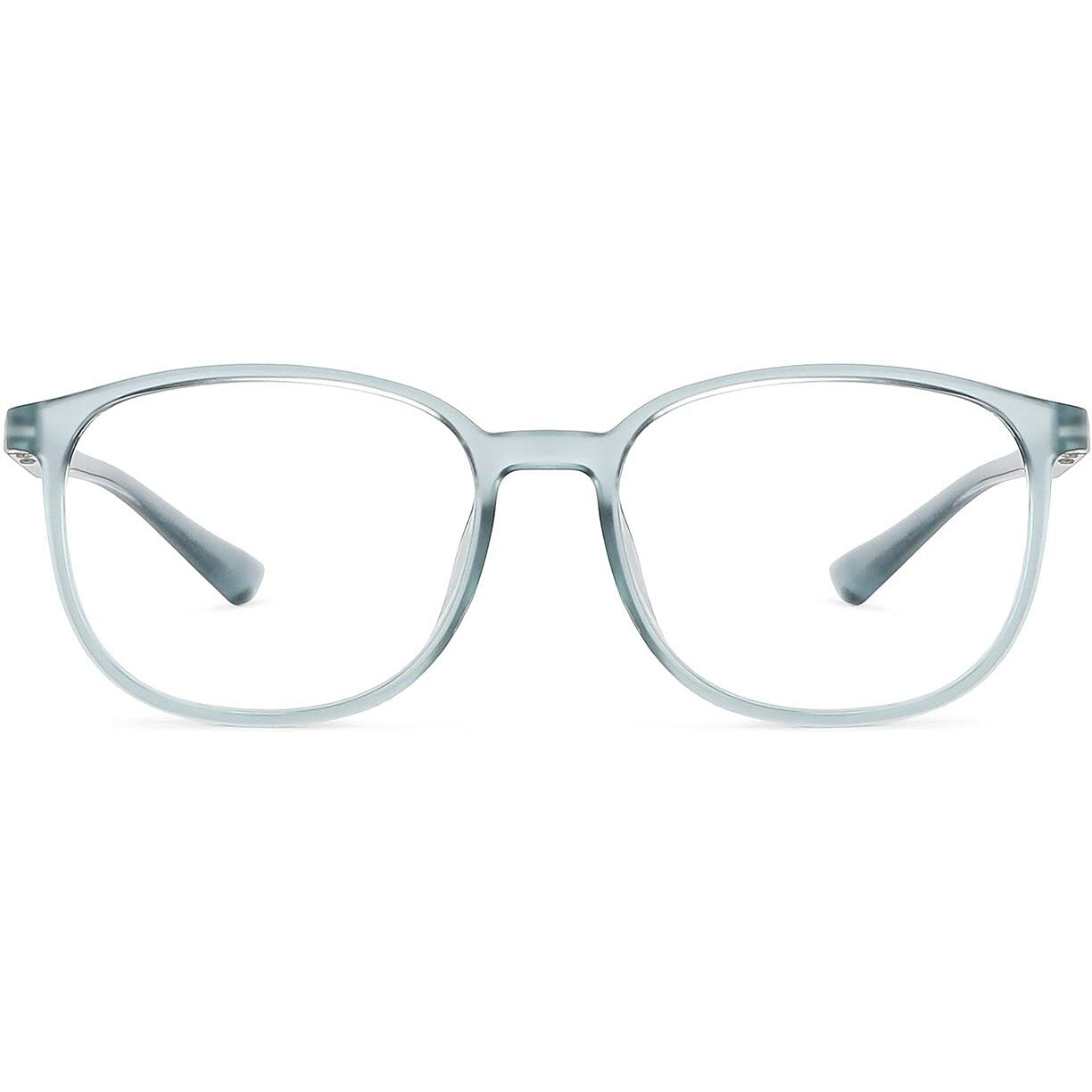 LENSKART BLU | Zero Power Blue Cut Computer Glasses | Gaming Glasses | Anti Glare, Lightweight & Blocks Harmful Rays | UV Protection Specs | Men & Women | Large | LB E13739 (Grey)