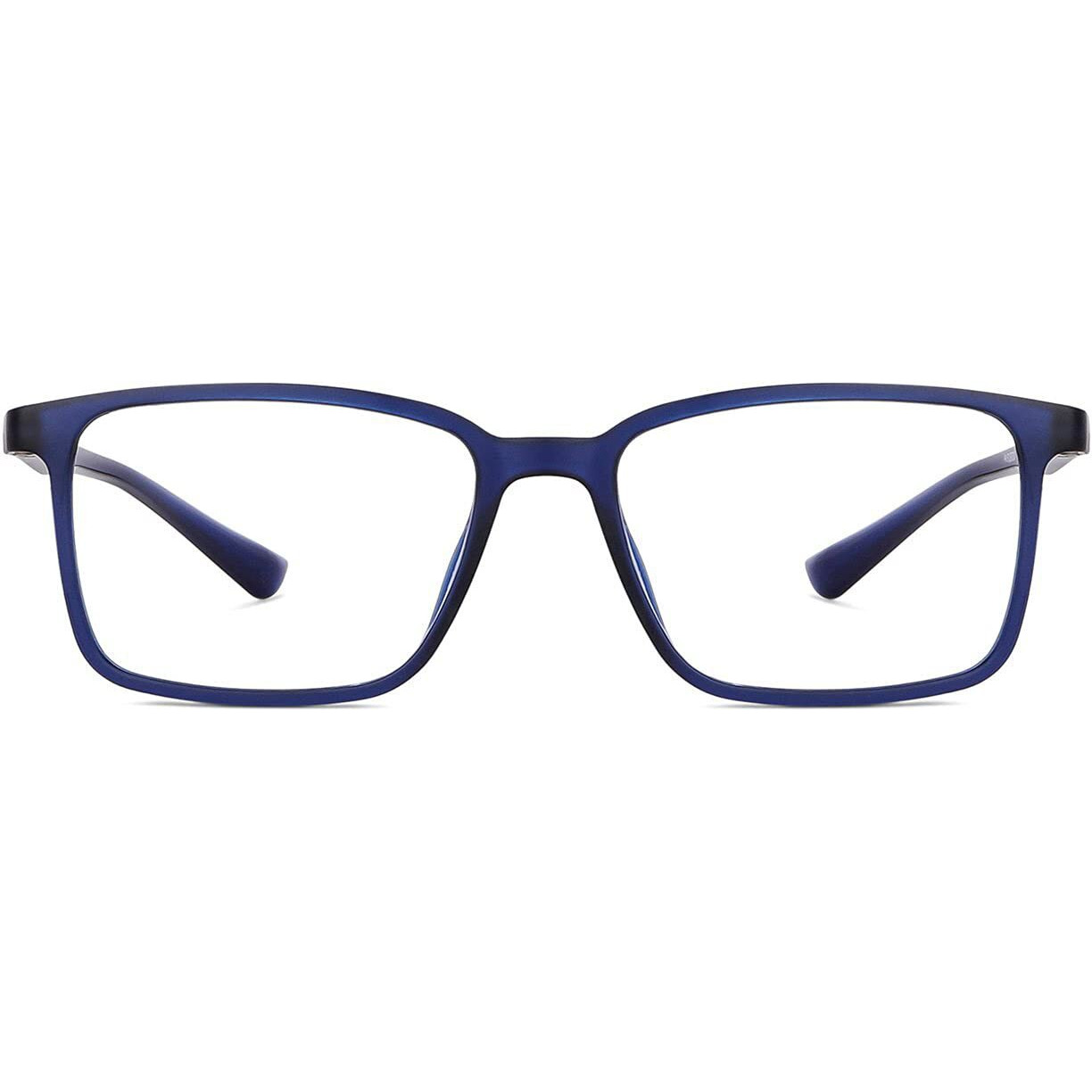 LENSKART BLU | Zero Power Blue Cut Computer Glasses | Gaming Glasses | Anti Glare, Lightweight & Blocks Harmful Rays | UV Protection Specs | Men & Women | Large | LB E13737