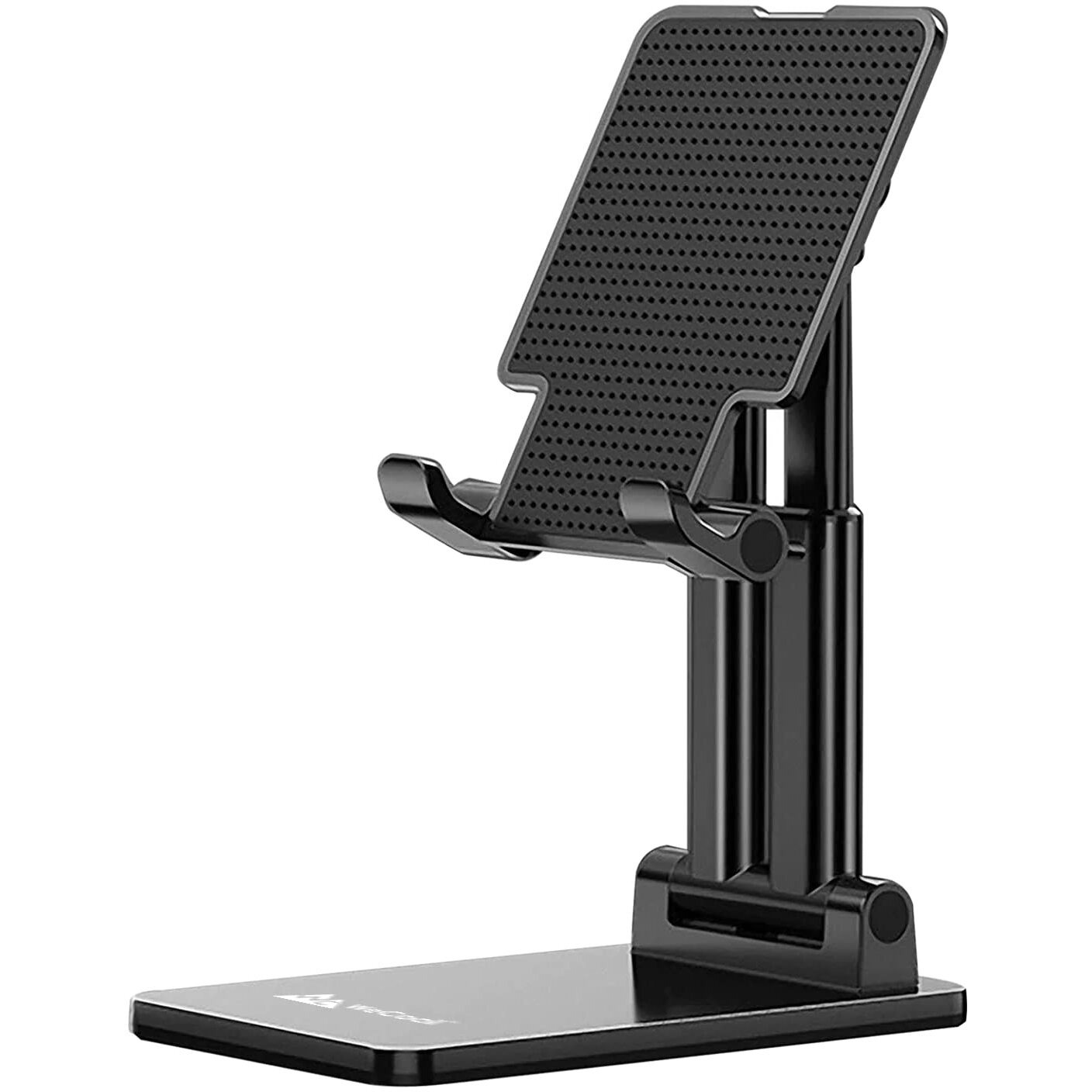 WeCool T2 Foldable and Portable Tabletop Mobile Stand with Stable Base,Height and View Angle Adjustable Phone Stand,Ideal Mobile Holder for Smartphones,Tablets, Kindles