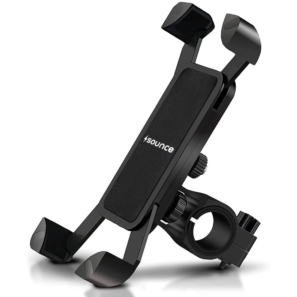 Sounce Waterproof New Bike Phone Mount Anti Shake and Stable 360 Rotation Bike Bicycles Accessories for Any Smartphone GPS Other Devices Between 3.5 and 6.5 inches