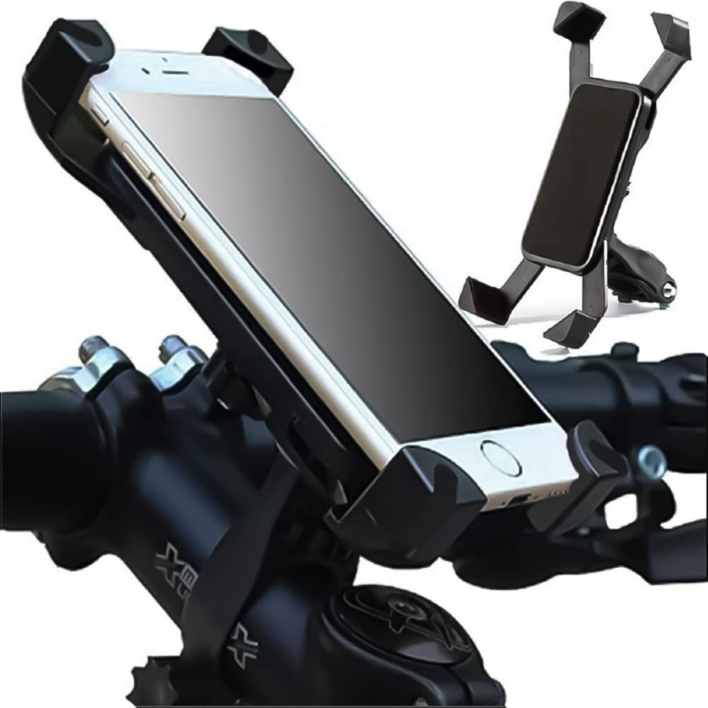 Sounce Waterproof New Bike Phone Mount Anti Shake and Stable 360 Rotation Bike Bicycles Accessories for Any Smartphone GPS Other Devices Between 3.5 and 6.5 inches