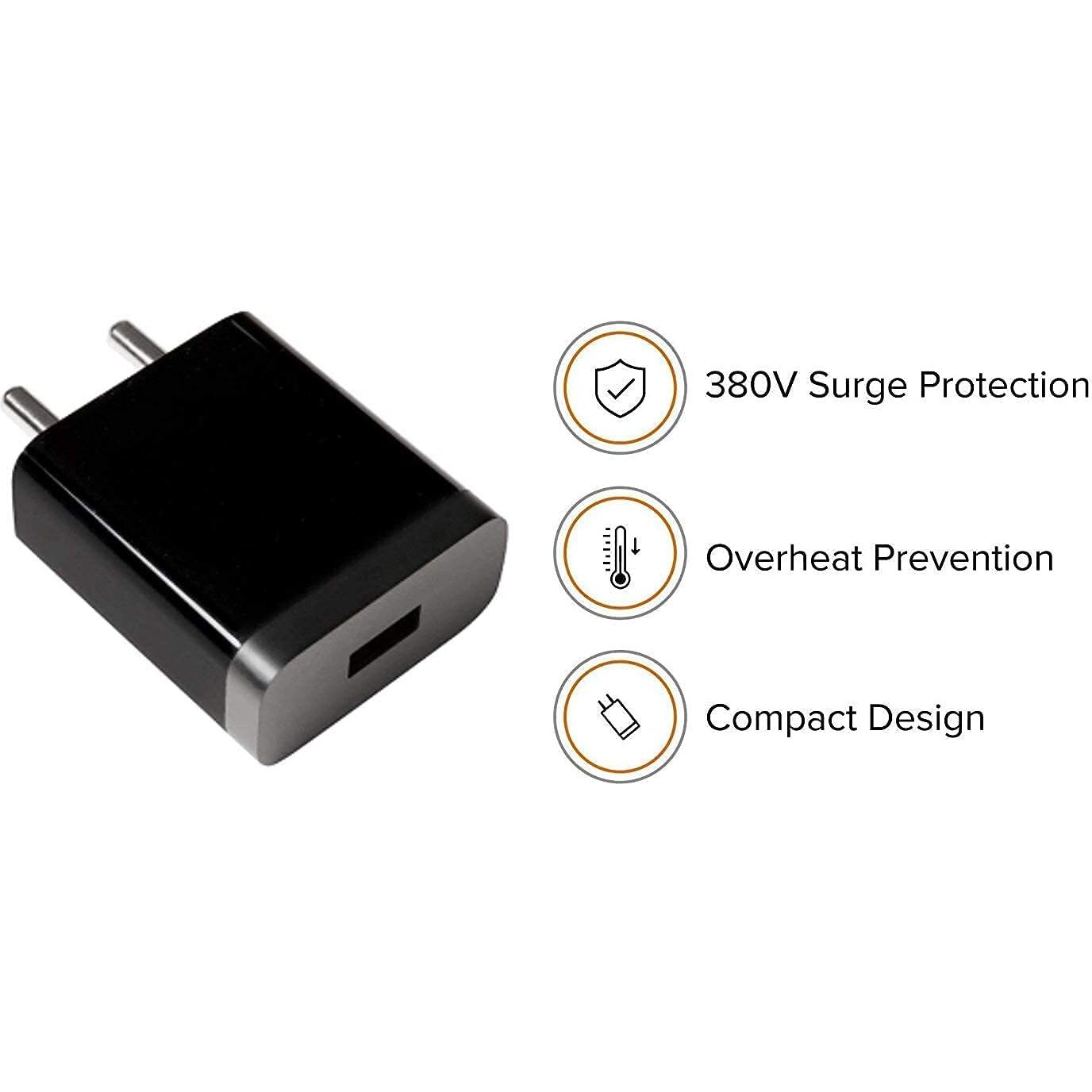 Fast Charger for Mi Xiaomi Redmi Mi 9/9A/9i/4/4A/5/5A/6A/6 Pro/7/7A/Y1/Y1 Lite/Y2/Y3/Xiaomi Mi Poco C3 | Wall | Travel | Adapter/Xiaomi Charger + Micro USB Fast Data Sync Charging Data Cable