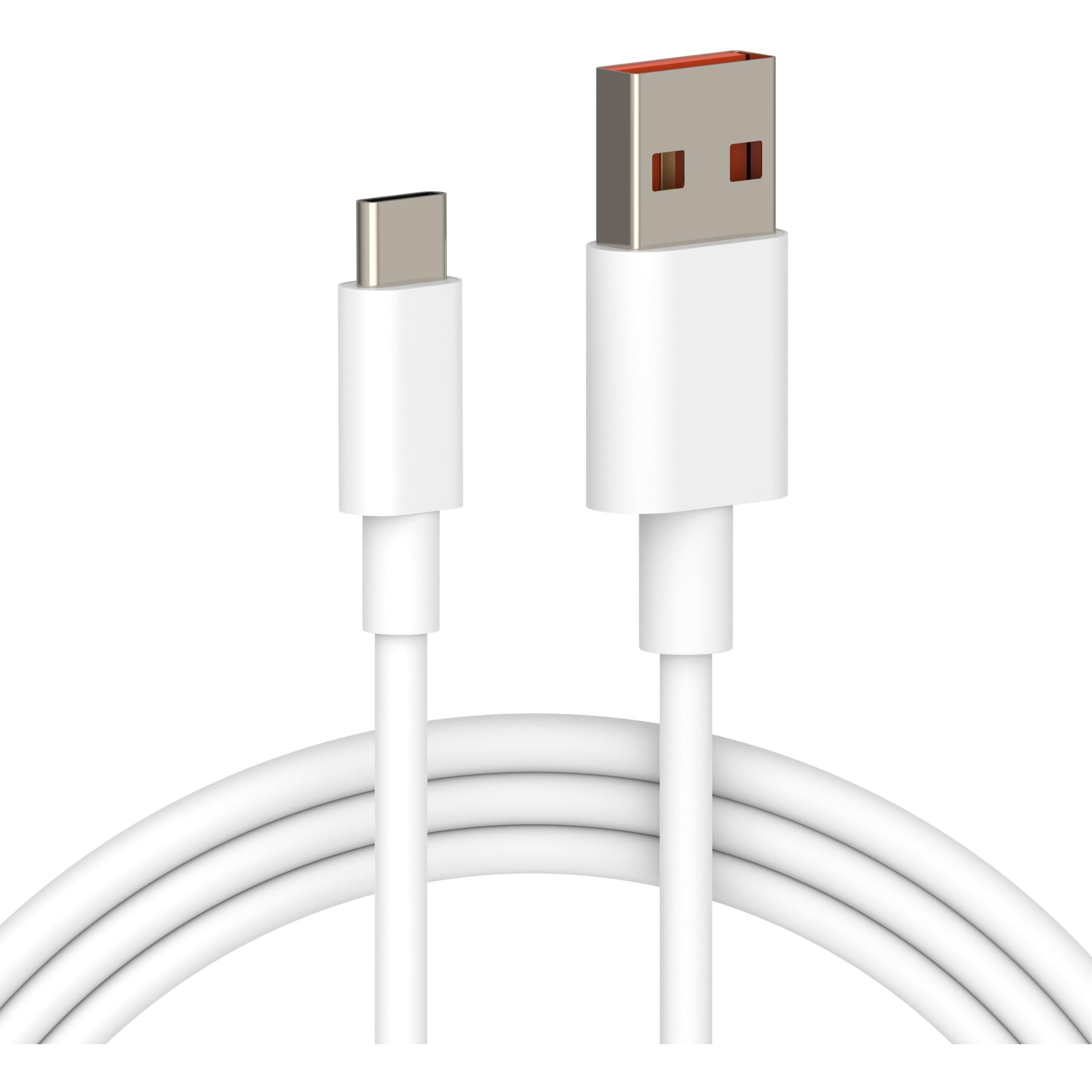 Sounce Mi Usb To Type C 120W Hypercharge Cable, 6A Fast Charging Cable With Up To 480 Mbps High-Speed Data Transfer & Sync Cord Compatible With All Xiaomi Smartphones And Devices,White (1 Meter)