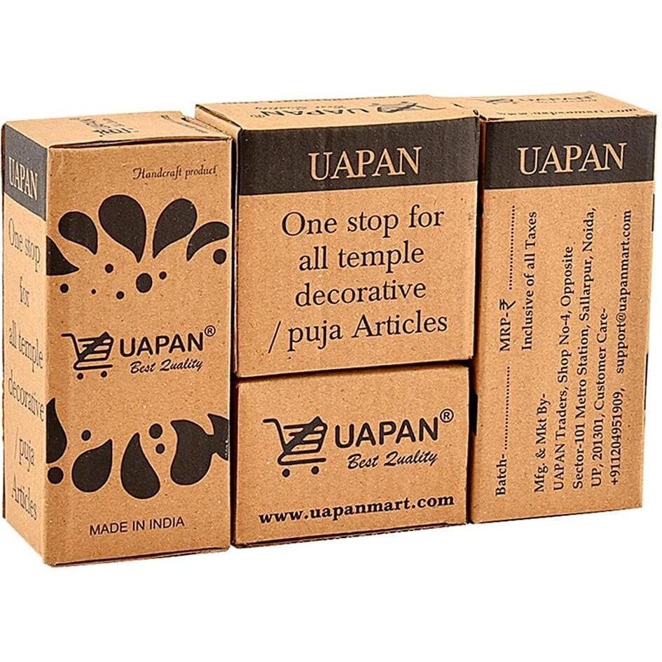 UAPAN Ghungroo (50 + 50) White Cotton String (1.6 cms)