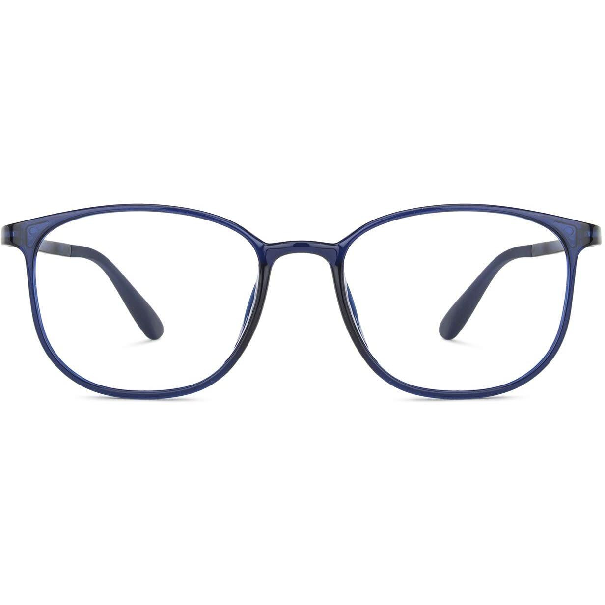 LENSKART BLU | Zero Power Blue Cut Computer Glasses | Gaming Glasses | Anti Glare, Lightweight & Blocks Harmful Rays | UV Protection Specs | Men & Women | Medium | LB E13528