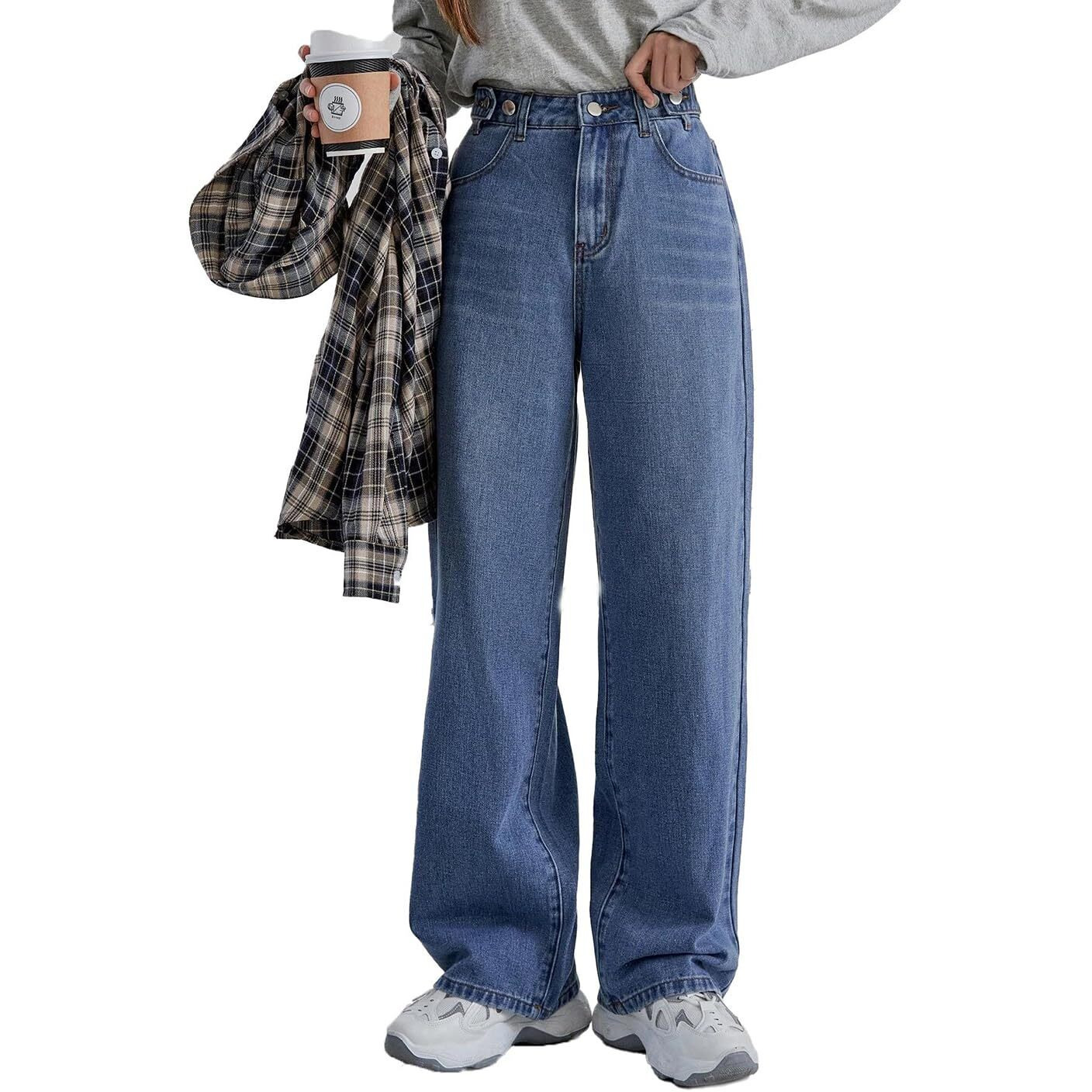 KOTTY Womens High Rise Cotton Lycra Regular Fit Solid Jeans