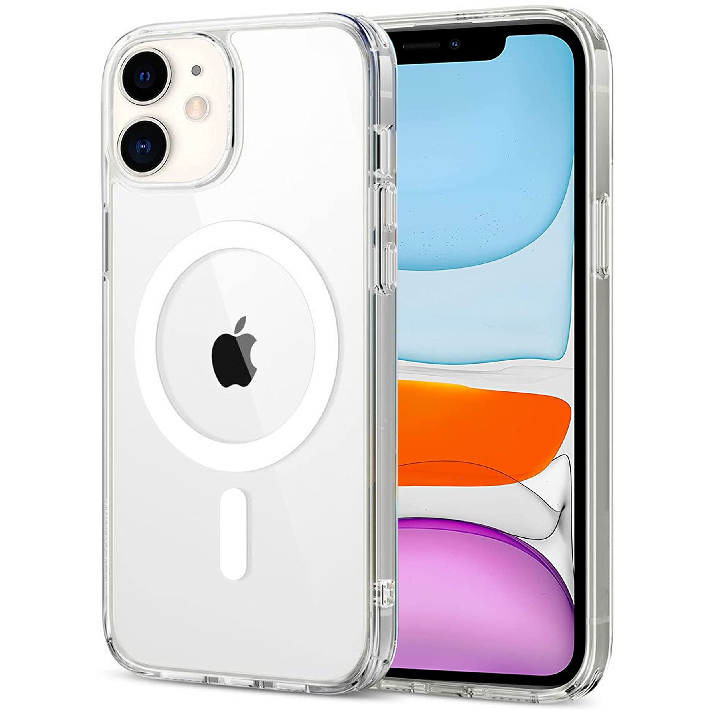 Zapcase Back Case Cover for iPhone 11 | Compatible for iPhone 11 Back Case Cover | Compatible with MagSafe | Scratch-Resistant Back Case Cover | Clear