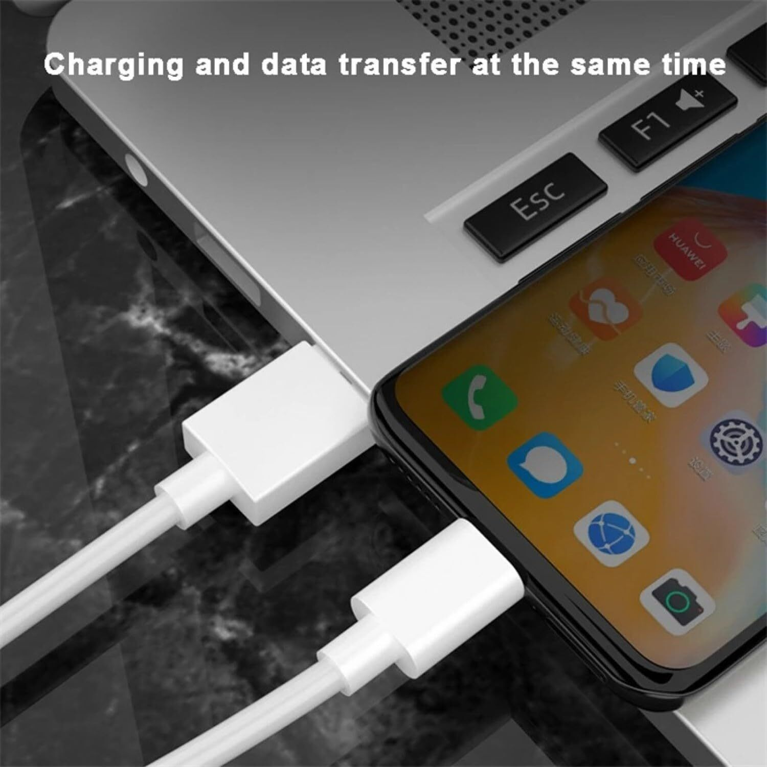 Sounce Realme 65W Super Vooc Charge, Data Sync Fast Charging Type-C Cable Compatible for Realme XT, Realme XT 730G, Realme X2, Realme 6 Pro, Realme Narzo 20A, Realme 7, Realme 7 Pro - 2 Meter