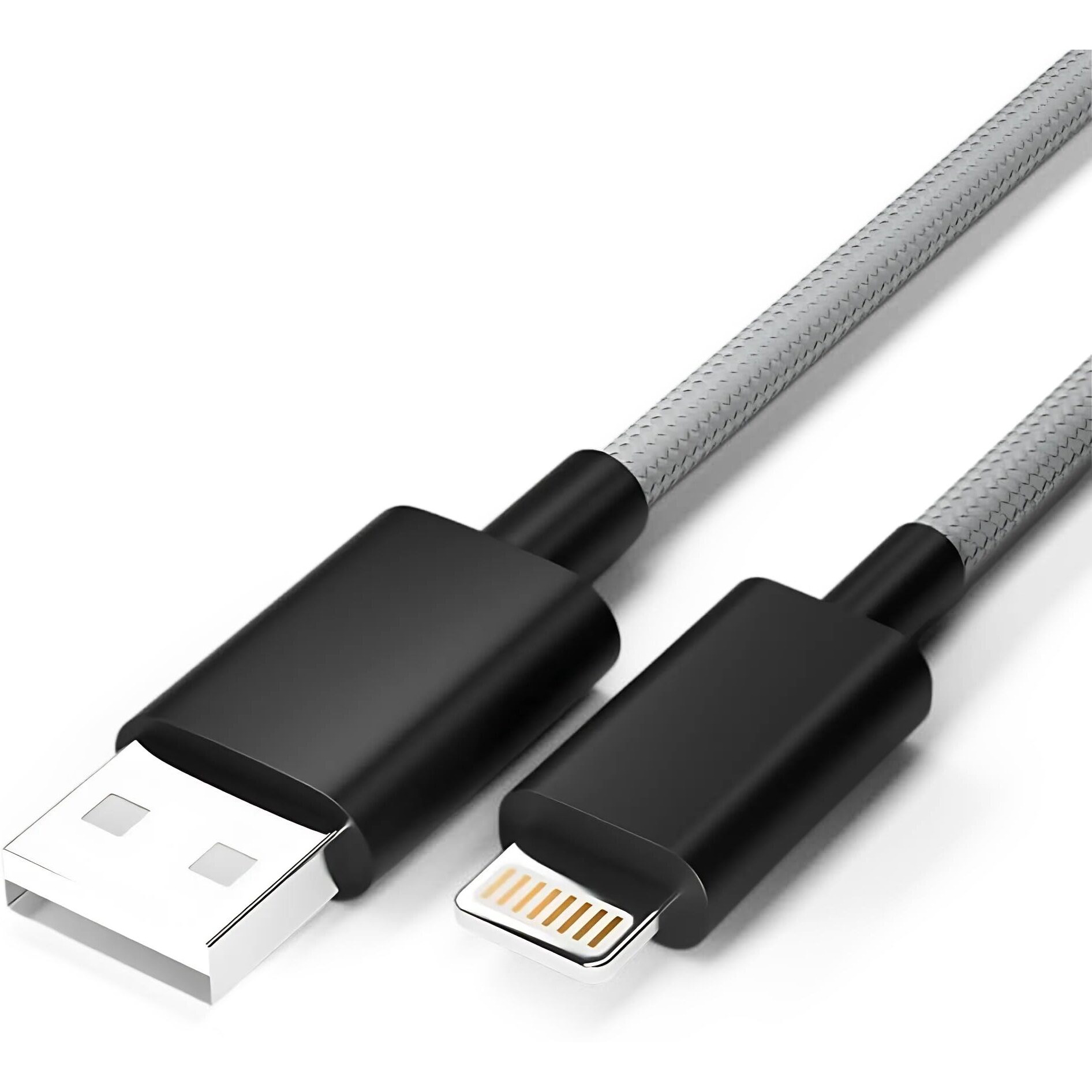 Basesailor iPhone MilitaryGrade 3A Fast Charging Braided Cable [MFi Certified + 2 YEAR WARRANTY*] USB to Lightning iPhone Charger Cable Compatible with iPhone 14/13/12/11/XR/XS/X/8/7/6 Plus/Pro, iPad