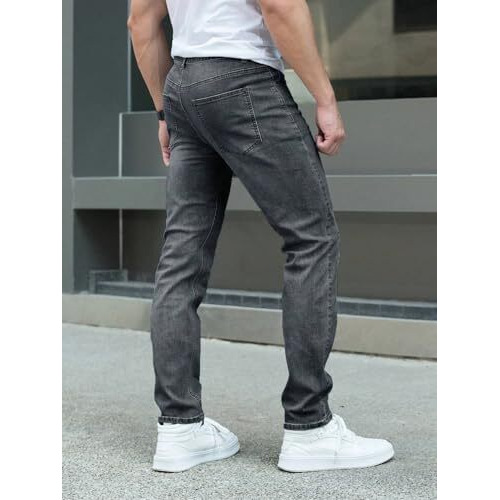 JVX Jeans for Men || Men Jeans || Men Jeans Pants || Denim Jeans (JEANS-105) (in, Numeric, 34, Black)