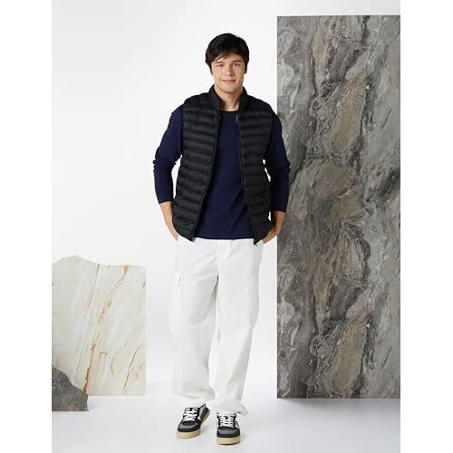 Amazon Brand - Symbol Nylon Men's Solid Full Sleeves Regular Fit Casual Regular Length Jacket (Aw23-Sy-Jk-200_Black_Large)