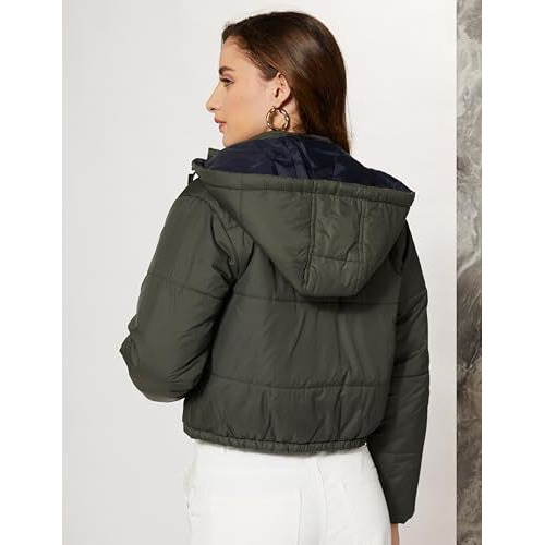 Amazon Brand - Symbol Women's Quilted Polyester Jacket (AW19KJ004_Mount Olive_Medium)