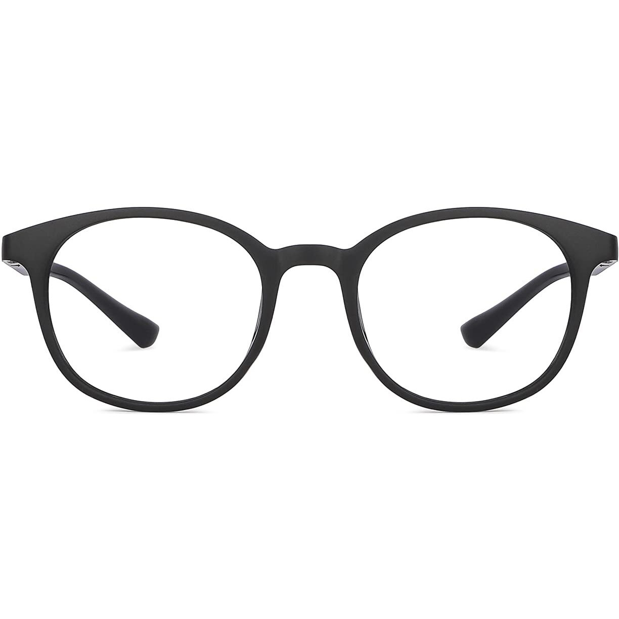 LENSKART BLU | Zero Power Bluecut & Antiglare Computer Eyeglasses For Eye Protection And Strain | Gaming Glasses | Full Rim Round | Men & Women | Medium | LB E13736