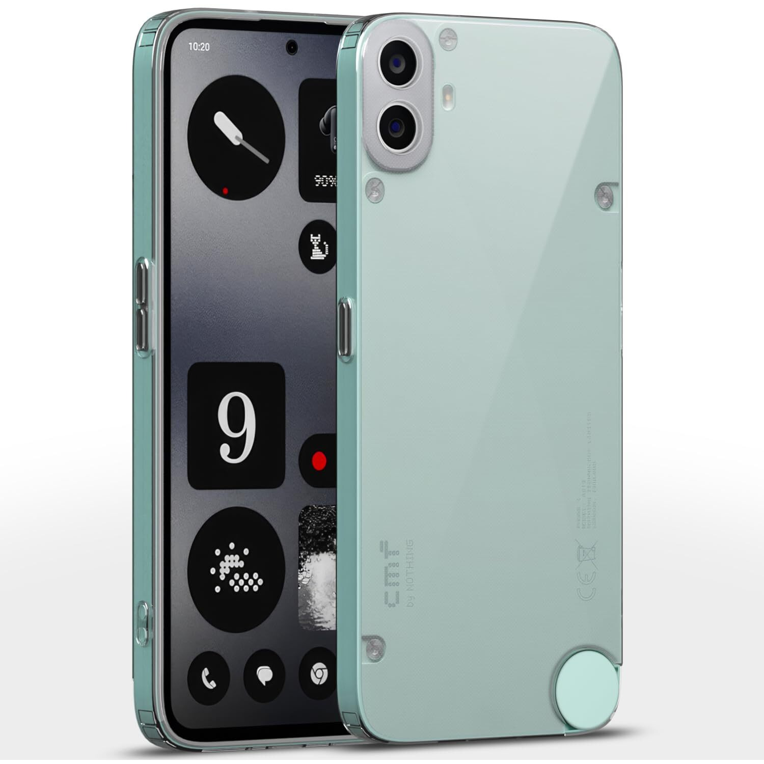 Pikkme Back Cover TPU Clear Transparent Soft Flexible Bumper Case Shockproof Protective Phone Soft Silicone Slim Cover for CMF by Nothing Phone 1 (Transparent)