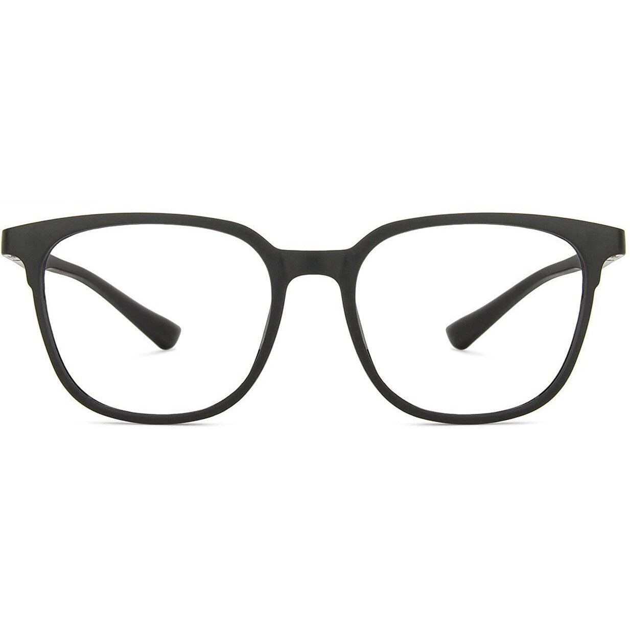 LENSKART BLU | Zero Power Blue Cut Computer Glasses | Gaming Glasses | Anti Glare, Lightweight & Blocks Harmful Rays | UV Protection Specs | Men & Women | Large | LB E13740/LB E14244