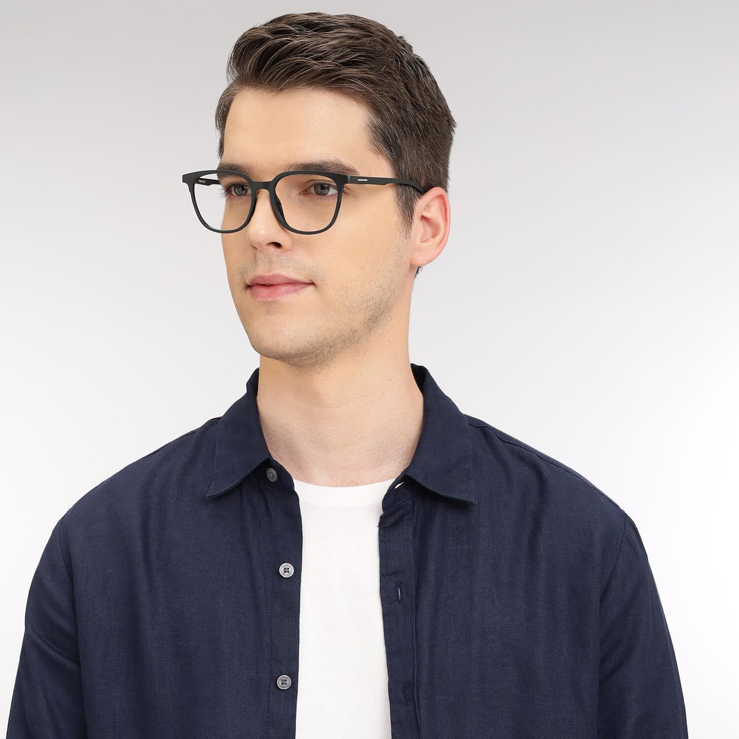 LENSKART BLU | Zero Power Blue Cut Computer Glasses | Gaming Glasses | Anti Glare, Lightweight & Blocks Harmful Rays | UV Protection Specs | Men & Women | Large | LB E13740/LB E14244