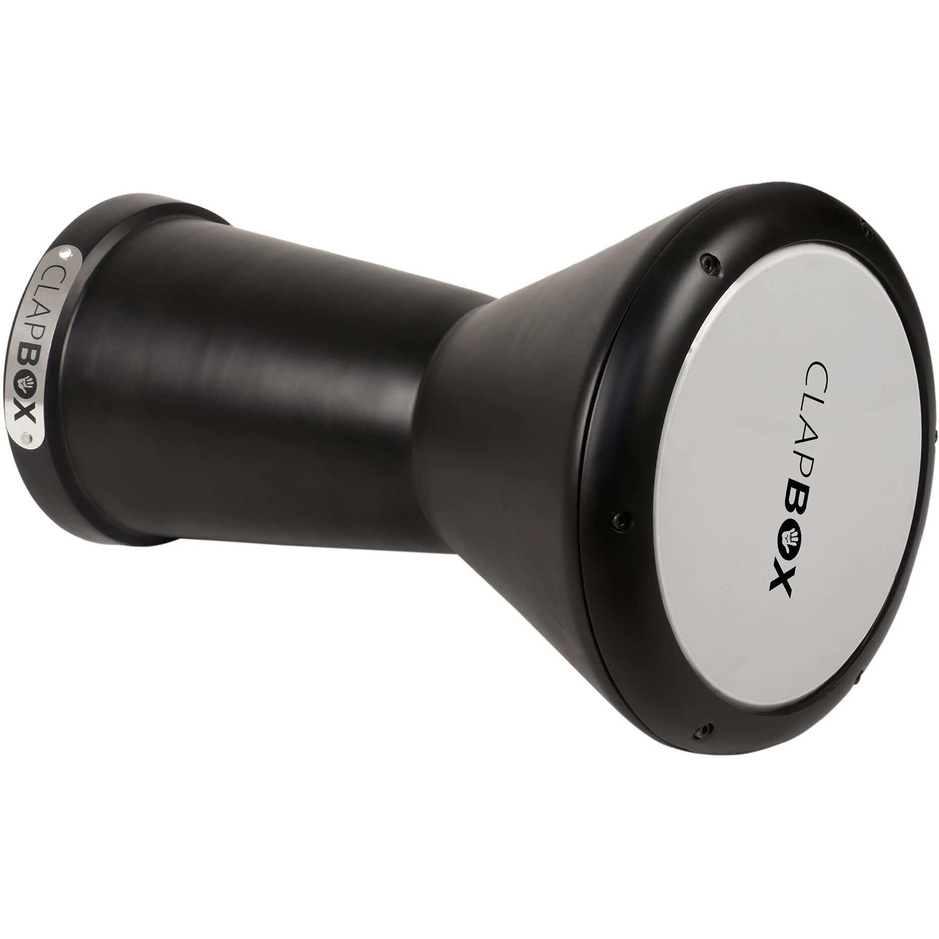 Clapbox Darbuka- Aluminium (9 Inches, Black) Full Size