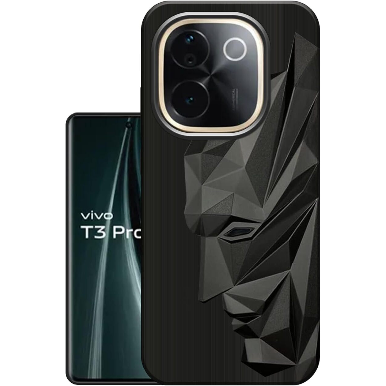 VIDO Exclusive Soft Back Case Cover for Vivo T3 Pro 5G / IQOO Z9s Pro 5G (Shock Proof |360 Degree Complete Protection)