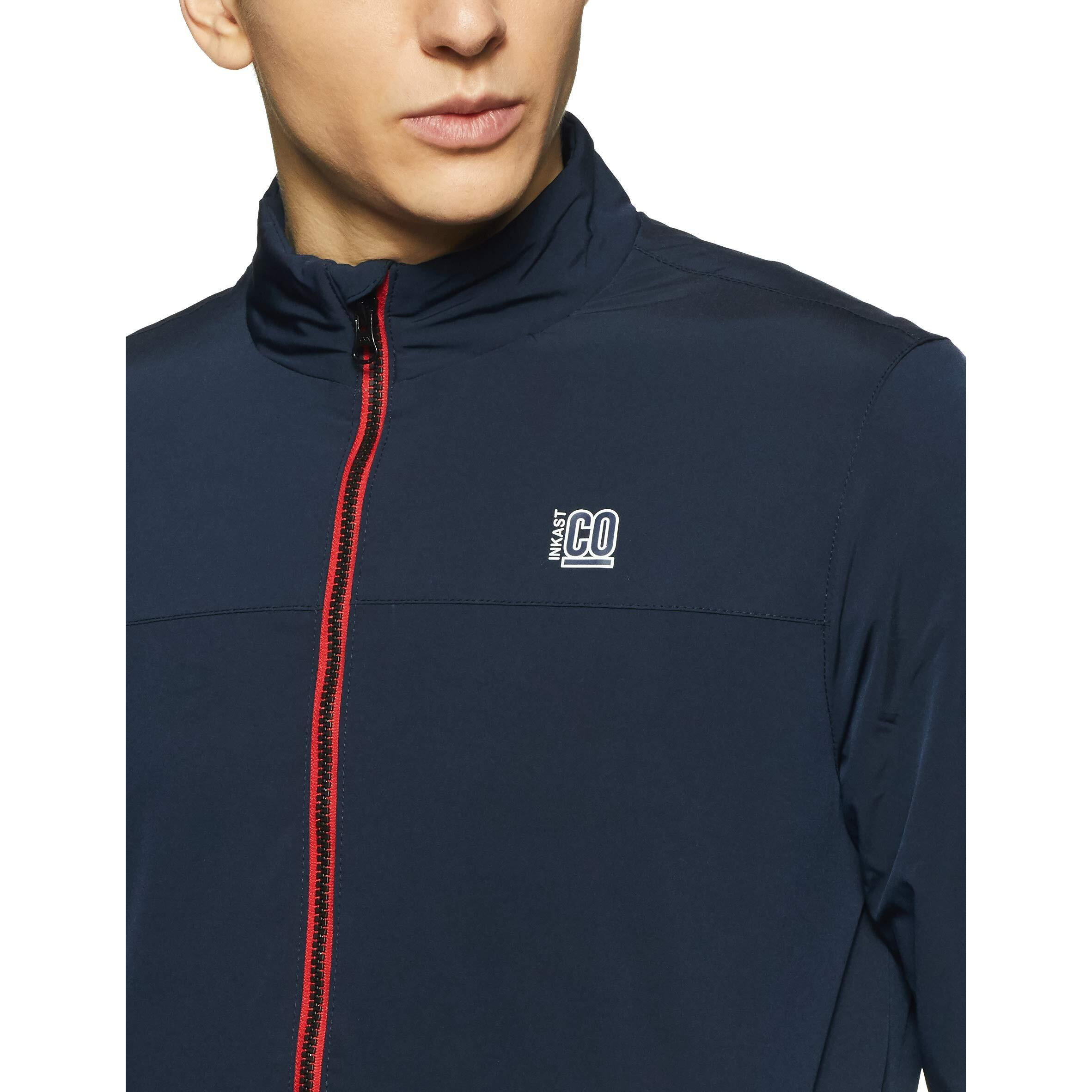 Amazon Brand - Symbol Men's Polyester Lightweight Standard Length Lightweight Jacket ( AW20-LW-INK-04 _Navy _L )