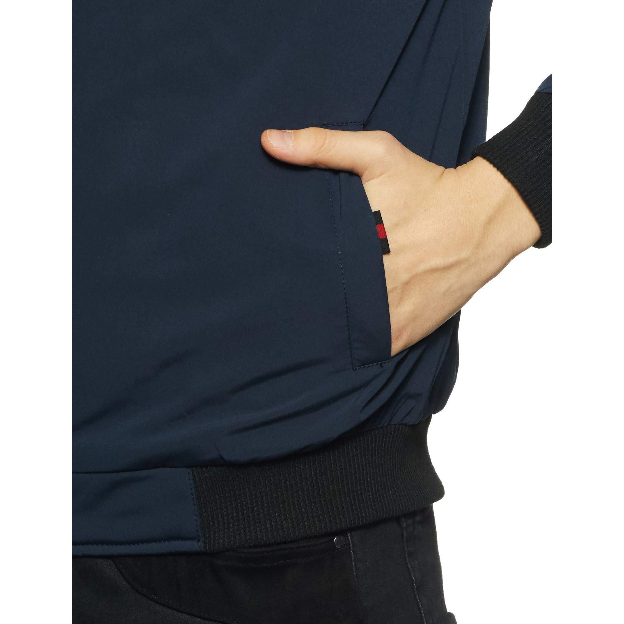 Amazon Brand - Symbol Men's Polyester Lightweight Standard Length Lightweight Jacket ( AW20-LW-INK-04 _Navy _L )