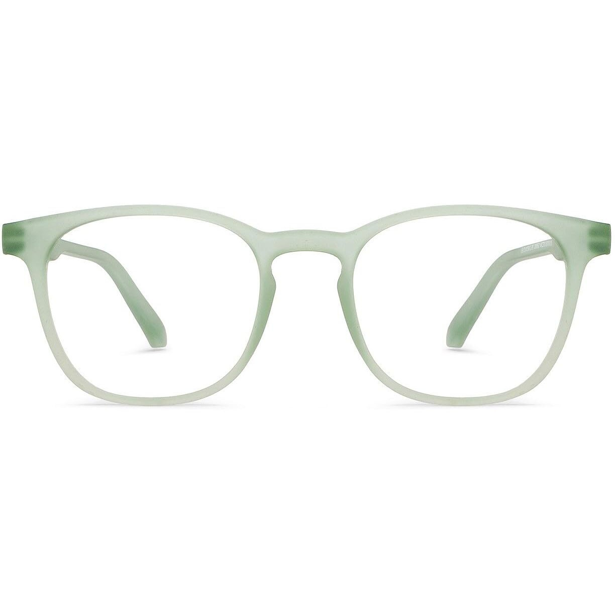 HUSTLR Zero Power Bluecut & Antiglare Computer Eyeglasses | Jade Green Full Rim Square | As Seen On Shark Tank | Peyush Bansal Glasses | For Men & Women | Medium | LB E14058