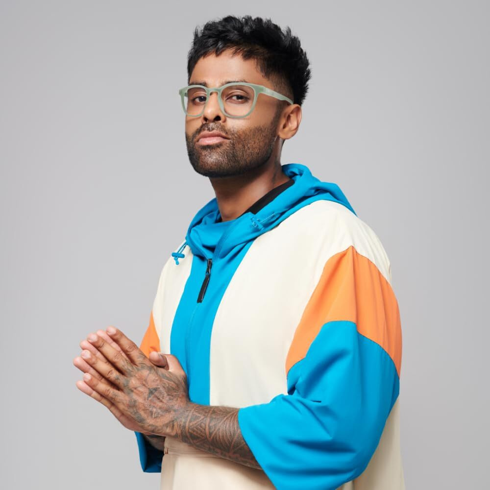 HUSTLR Zero Power Bluecut & Antiglare Computer Eyeglasses | Jade Green Full Rim Square | As Seen On Shark Tank | Peyush Bansal Glasses | For Men & Women | Medium | LB E14058
