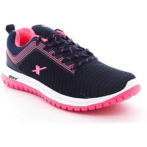 Sparx Womens SL 164 | Enhanced Durability & Soft Cushion | Blue Walking Shoe - 6 UK (SL 164)