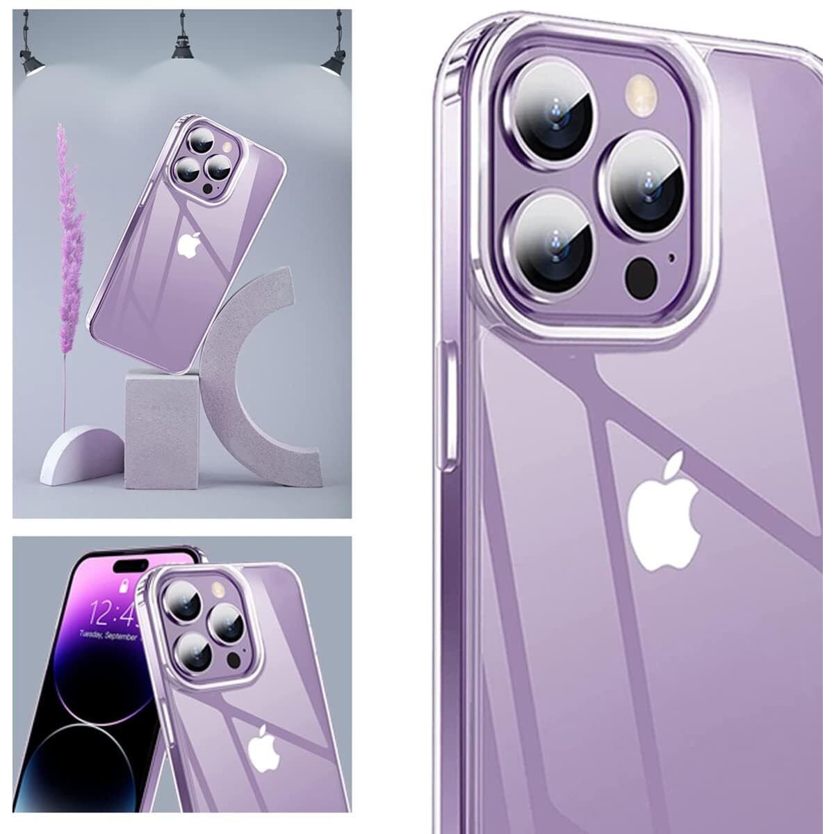 Prolet Case for iPhone 14 Pro Case Clear Transparent Shockproof Protective Phone Soft Silicone Slim Cover for iPhone 14 Pro (Transparent)