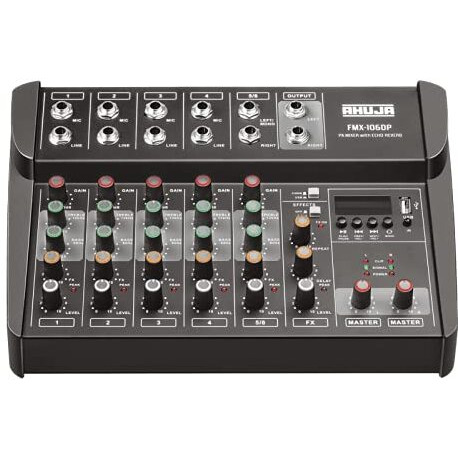 Ahuja FMX-106DP PA mixer With built-in MP3 Player & Digital Effects