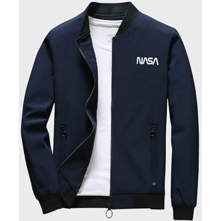 JVX men jackets || bomber jacket for men || Lightweight Outwear Sportswear Bomber Jacket (JACKET-01) (IN, Alpha, M, NAVY)