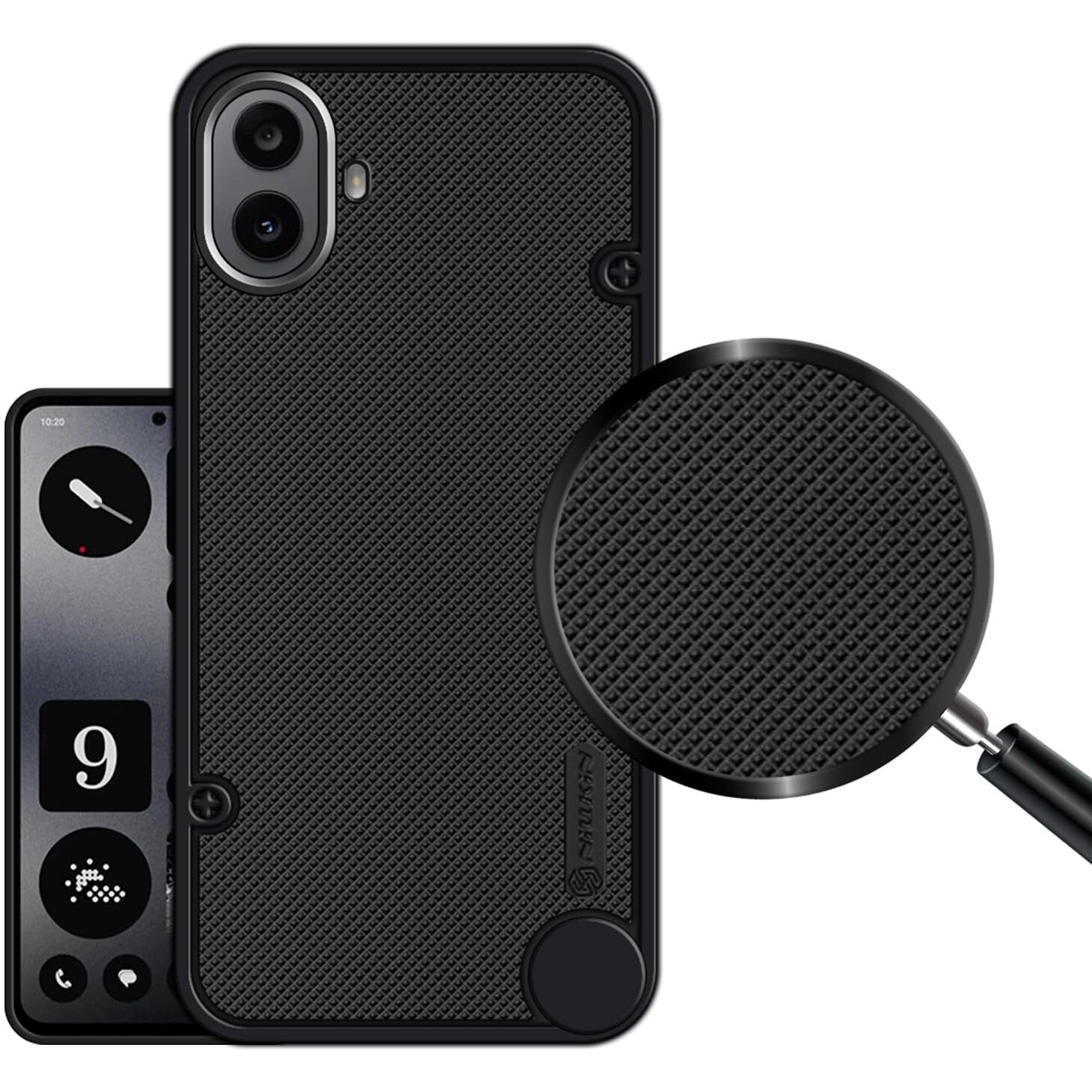 VIDO Super Frosted Raised Camera Protect Soft Back Case Cover for CMF by Nothing Phone 1