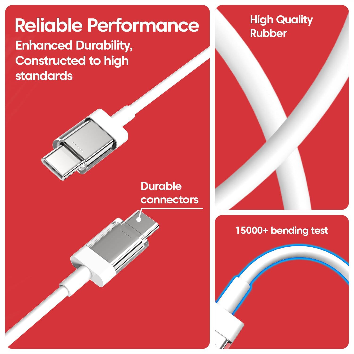 65W Nothing Original USB-C to USB-C Charging Cable For Nothing Devices  Compatible Fast Charging for Nothing Cmf, Google, Samsung, and Other Type-C Devices (White)