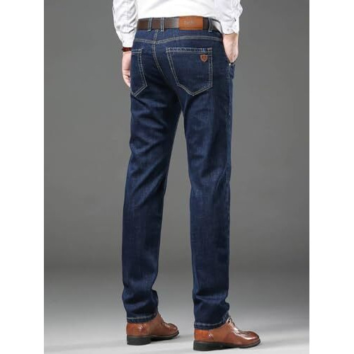 TAGDO Men Regular Fit Jeans (Jeans-5190-Navy-36)