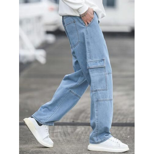 GRECIILOOKS Men's Regular Jeans (GL-DP-MJ-08_Blue