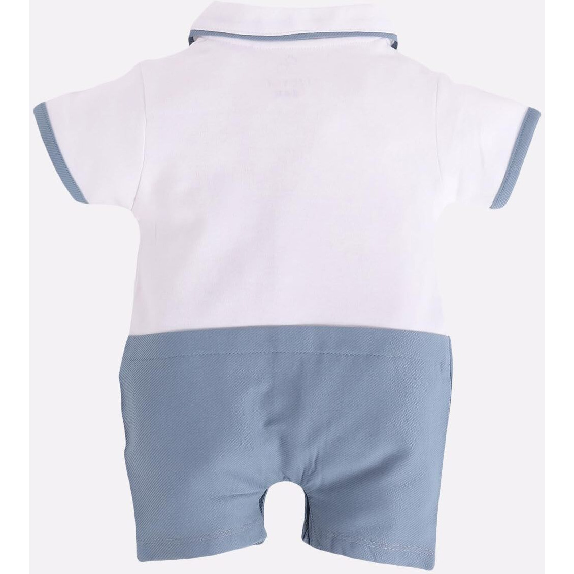 BabyGo Half Sleeves Baby Romper| 100% Cotton Rompers for New Born Baby| Baby Dress | Onesies| 6-12M| SKY| Infant Clothes