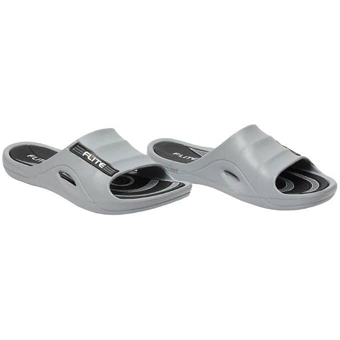 flite Men's Slides/SlipperS for Boys/Flip Flop (Grey, 8)