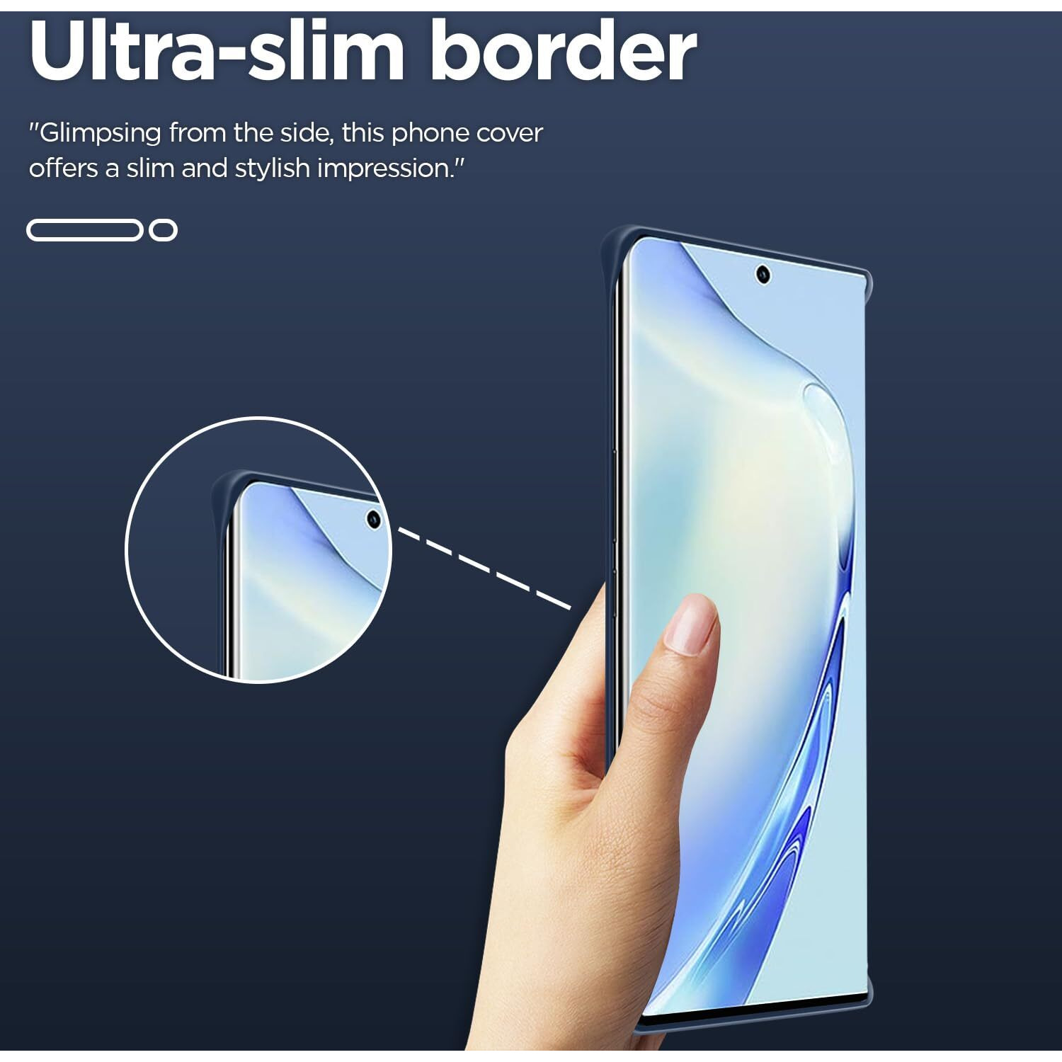 Pikkme Vivo V27/V27 Pro 5G Back Cover Hybrid Frameless Full Camera Protection Raised Edges Frosted Matte Translucent Bumper Case for Vivo V27/V27 Pro 5G (Thermoplastic Polyurethane, Blue)