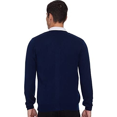 Amazon Brand - Symbol Men's Acrylic Hooded and Crew Neck Sweatshirt(SWR-SY-AW21-02_Navy_L_Navy_L)