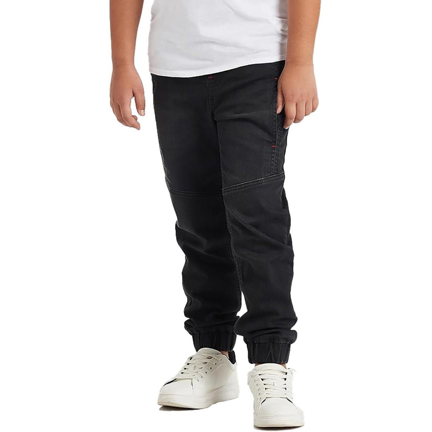 Amazon Brand - Jam & Honey Boys Slim Fit Stretchable Jogger Jeans (Elasticated Waist Band)