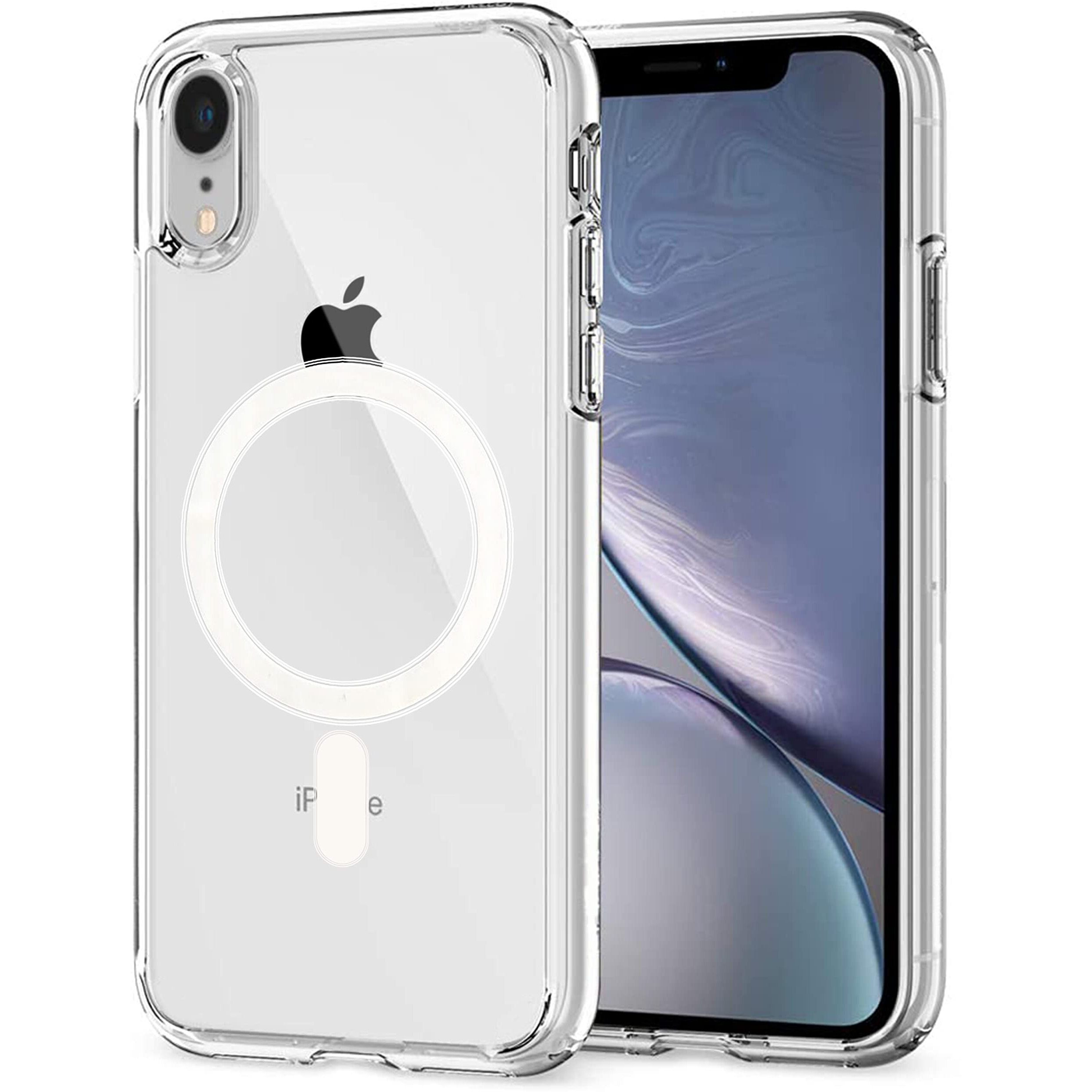 Zapcase Back Case Cover for iPhone XR | Compatible for iPhone XR Back Case Cover | Compatible with MagSafe | Scratch-Resistant Back Case Cover | Clear