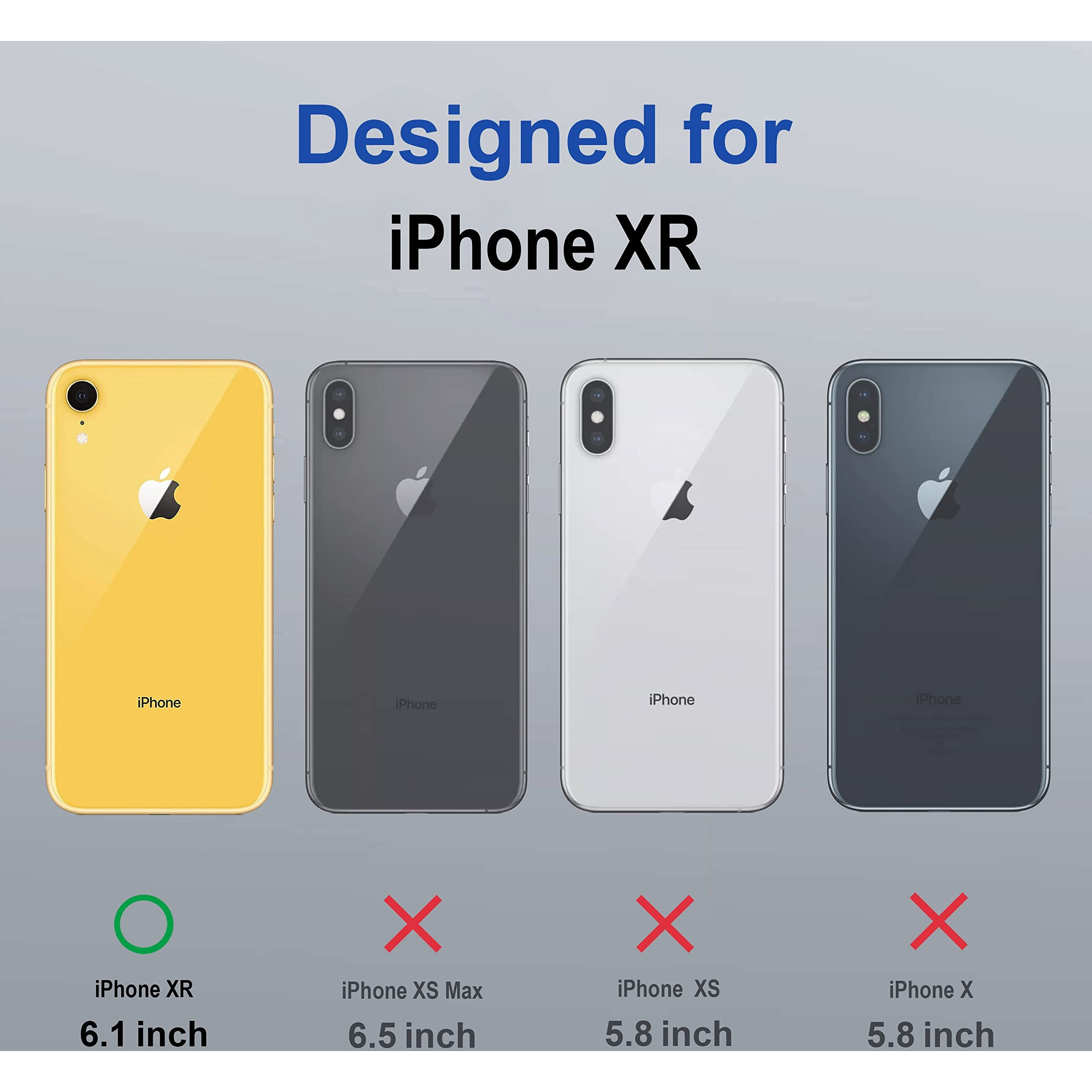 Zapcase Back Case Cover for iPhone XR | Compatible for iPhone XR Back Case Cover | Compatible with MagSafe | Scratch-Resistant Back Case Cover | Clear