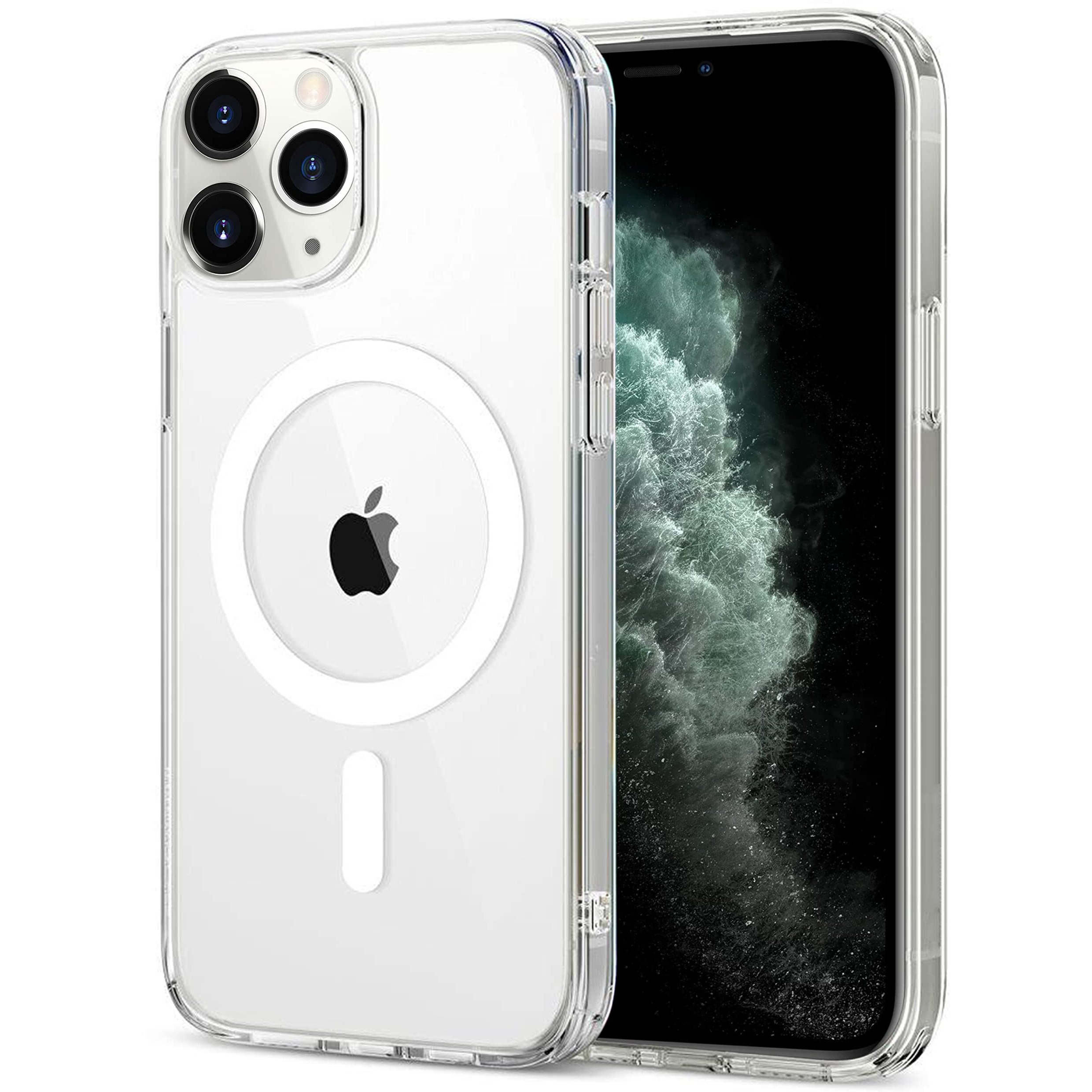 Zapcase Back Case Cover for iPhone 11 Pro | Compatible for iPhone 11 Pro Back Case Cover | Compatible with MagSafe | Scratch-Resistant Back Case Cover | Clear