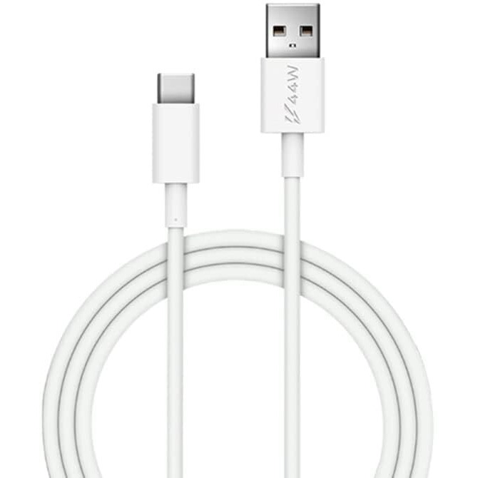 MYVN 80W 44W Ultra Fast Flash USB Type C Charging Cable for Vivo V30/V29/V28/V27/V25/V23e/V23 pro/V21 5G/Iqoo Neo 9 pro/12 5G/Neo 7 pro/Z7/Z7S, Data Sync & Fast Charging Type-C Cable - White