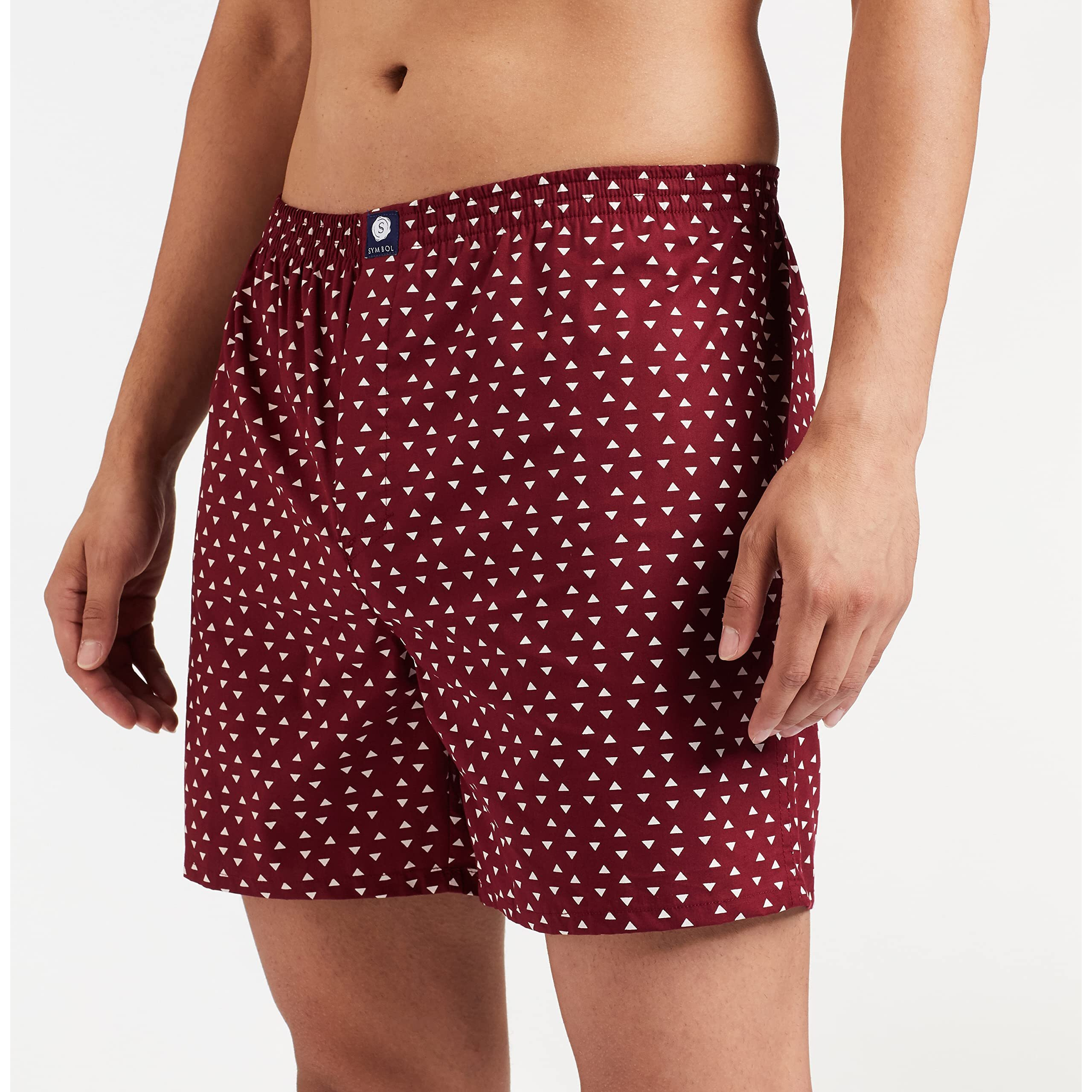 Amazon Brand - Symbol Men's Cotton Printed Boxer Shorts (Combo Pack of 2) Casual | Underwear | Half Pants | Short Pant - Regular Fit with Back Pocket (Multicolor 14_XL)