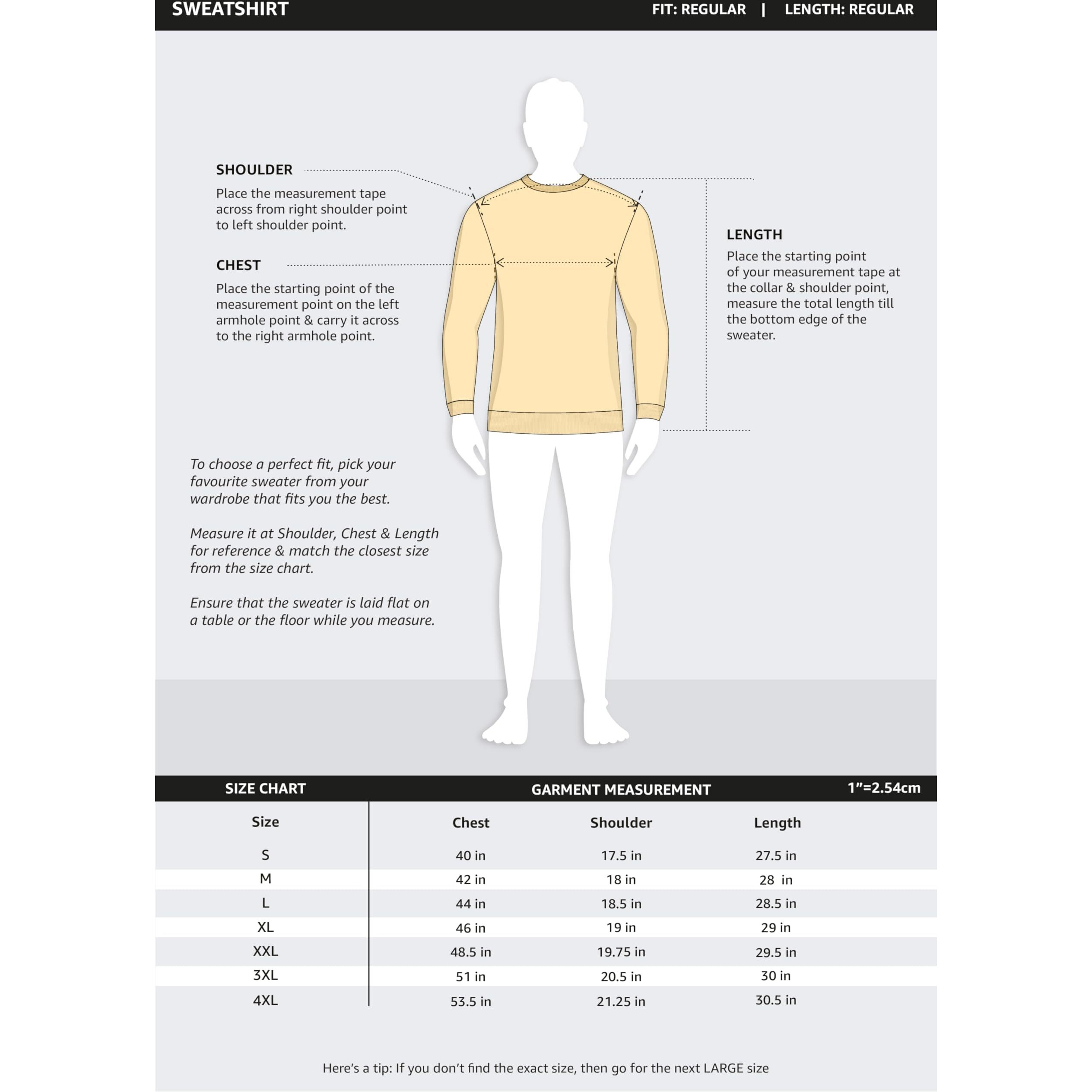 Amazon Brand - Symbol Men's Regular Cotton Blend Round Neck Sweatshirt (AW18MNSSW01D_Black_Medium_Black_M)